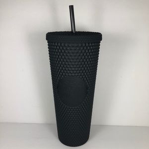 Starbucks Matte Black Studded Spike Tumbler 24 oz